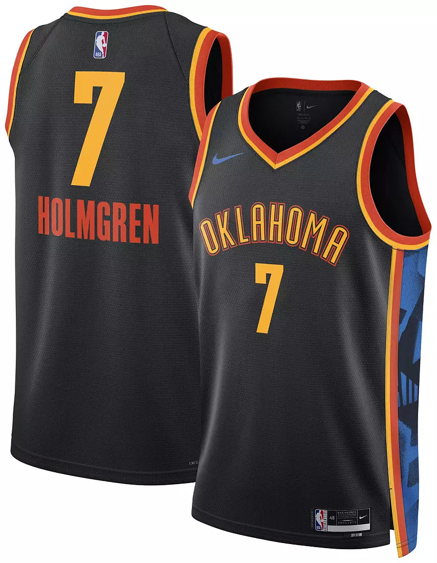 Adult 2024-25 City Edition Oklahoma City Thunder Chet Holmgren #7