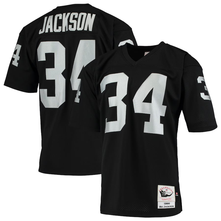 Bo Jackson Mitchell & Ness Black Authentic Throwback Retired Player Jersey