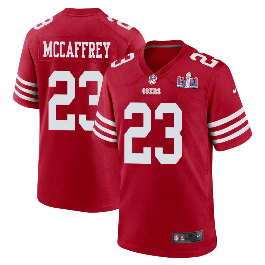Christian McCaffrey San Francisco 49ers Super Bowl LVIII